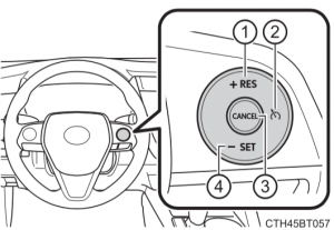 camry cruise control instructions